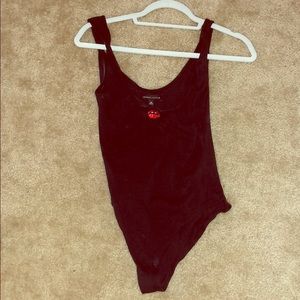 Kendall & Kylie Black bodysuit